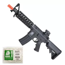 Bulldog M4 PI 370 FPS Semi Fully Auto Electric AEG Airsoft BB Gun Rifle 140 RDS