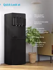 Bottom Loading Water Cooler Dispenser For 3,5 Gallon Bottles Hot Cold Room Water