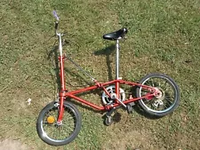 Dahon Metallic Red Folding Bike W/3Speed/Fenders/Carry Rack/16" Wheels