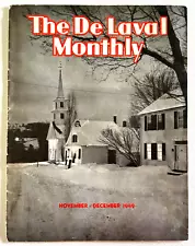 1949 Magazine The Delaval Monthly Agriculture Dairy Farm Milk Equipment