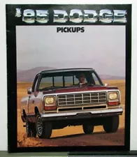 1985 Dodge Pickups Ram Power Ram 50 Diagram Color Options Features Sale Brochure