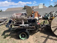 Older Denver Gold Saver Trommel, 2x3ft mounted on trailer.