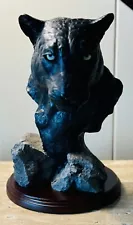 Tim Wolfe Sculpture "Panther Portrait” 2004 Item # 2067, Signed and Numbered