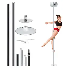 Dance Pole Spinning Static 45mm Dancing Stripper Pole Kit Adjustable for Fitness