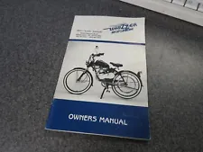 Vintage Whizzer Motorbike Owners Manual