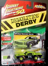 Johnny Lightning Demolition Derby 1977 Chevy Monte Carlo Stock Car