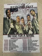 VINTAGE *Strung Out + No Use For A Name* 2008 Tour Poster 23.5 x 16.5