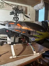 thunder tiger raptor 30 r/c helicopter with pro39 2 hours on it heli needs tlc