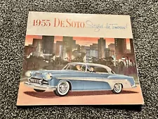 1955 DeSoto Vintage ORIGINAL Sales Brochure Fireflite, Firedome Sportsman