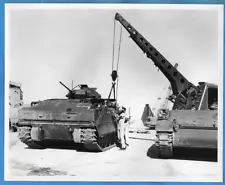 1975 M578 Armored Recovery Vehicle Removes XM723 Skirts Yuma Arizona Photo