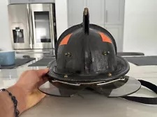 Used leather fire helmets for sale