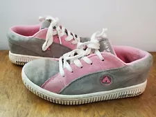 90's AIRWALK THE One SKATE Shoes SNEAKERS Pink GREY Gray LOW-TOP Skateboarding