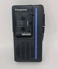 Panasonic RN-105 Micro Cassette Handheld Recorder One Touch Record Tested