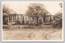 Log Cabin Court US 31 Pulaski Tennessee TN Cline RPPC Postcard Vtg Posted 1946