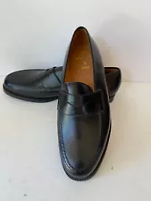 Ralph Lauren x Crockett &Jones penny loafers Black Shoes 11 EE 11,5 D New in box