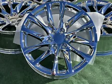 2024 22” Chrome Wheels Cadillac Escalade GMC Yukon Chevy Tahoe OEM Specs Set 4