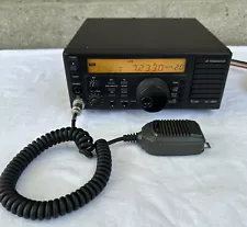 ICOM IC 707 HF Transceiver Ham Radio AM FM SSB CW Tested Works Vintage 1990s