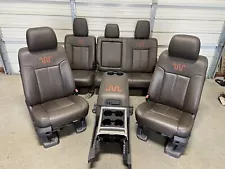 1999-2016 FORD F250 F350 F450 SUPER DUTY KING RANCH FRONT & REAR SEATS