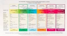 Autonomic Nervous System Table: Wall Poster by Rothschild, Babette