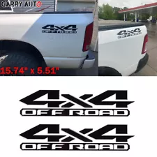 2pcs 4X4 Off Road Rear Trunk Side Fender Decal Sticker For Ford F-150 F-250 (For: 2013 Ford F-150 Platinum)