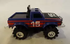 LOOK! 198O`S ORIGINAL SCHAPER 4X4 STOMPER PURPLE DATSUN PICKUP TRUCK STILL WORKS