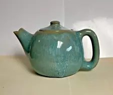 Ceramic Blue Teapot - 6-1/2” W X 4” H - unmarked