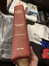 New American Standard Bible Reference Edition w Concordance 1979 Burgundy Cover