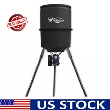 Hunting Deer Feeder Wild Game 30 Galon Outdoors Quick Set Gravity Digital Timer