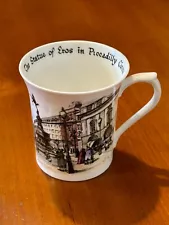 VTG England Teacup Depicting Statue of Eros Fine Bone China Exc Vtg Condition