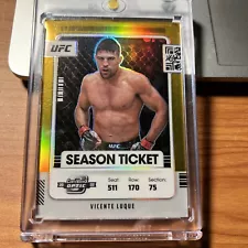 2022 Chronicles UFC Vicente Luque Contenders Optic GOLD Season Ticket /10