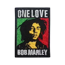 Bob Marley One Love Iron/Sew on Embroidered Patch For Shirts