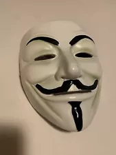 V for Vendetta Guy Fawkes Hackers Anonymous Cosplay Costume Resin mask