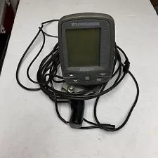 WORKING Lowrance X50 DS Fishfinder Unit With Skimmer Tranducer