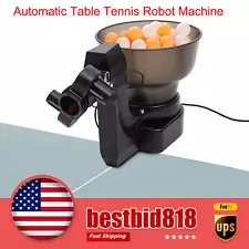 Automatic Table Tennis Robot Machine Table Tennis Training Expert 110 Balls