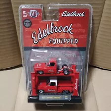 1/64 M2 AUTO LIFT EDELBROCK 1979 CHEVROLET SILVERADO 2 TRUCK PACK