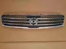 New for 2012 2013 2014 NISSAN MAXIMA Front Bumper Upper Grille Black & Chrome