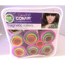 Conair Styling Essentials Magnetic Rollers 75 Piece Set For All Hair Textures