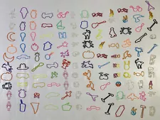 Silly Bands Random Bundle Lot Of 120 Fun & Good For Kids Pre Owned, GREAT