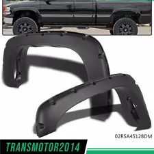 Pocket Rivet Bolt On Fender Flares Fit For 99-06 Chevy Silverado GMC Sierra New