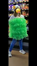 Green Loofa themed Halloween costume Dress up Play With Handmade Head Band