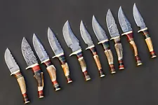 damascus fixed blade knives for sale