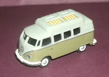 1/87 HO Scale 1960's VW Type 2 T1 Transporter Camper Van (2") Schuco Toy