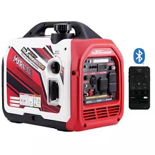 4000 W Gas Generator Inverter Portable for Home Backup Camping RV w/ Bluetooth