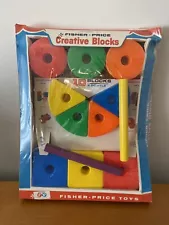 Sealed New Old Stock Vintage 1965 FISHER-PRICE TOY No. 633 Creative Blocks