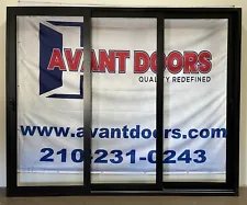 Aluminum Sliding 3-Panel Patio Door | 144” X 81” | 12' x 6'8"