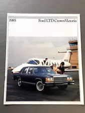 1985 Ford LTD Crown Victoria 18-page Original Car Sales Brochure Catalog