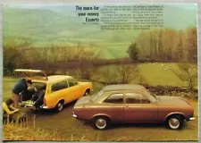 FORD ESCORT Car Sales Brochure 1972 Saloon L XL Sport GT Estate