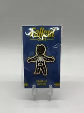 Bethesda Fallout Adamantium Skeleton Glow In The Dark Perk Pin *Ultra Rare*