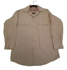 Police Uniform Shirt Small Khaki Sheriff America Wear