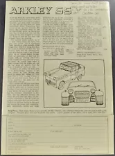 1970 Arkley SS Kit Car Sales Brochure Sheet MG Midget Excellent Original 70